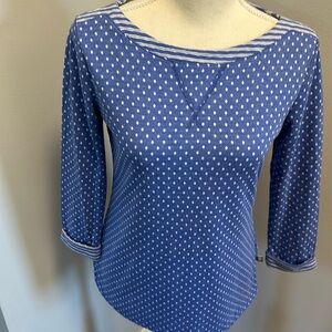 Womens Talbots XS Top Blue